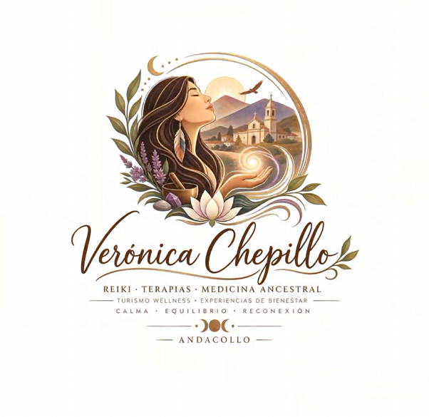 Logo Verónica Chepillo, terapias y bienestar en Andacollo